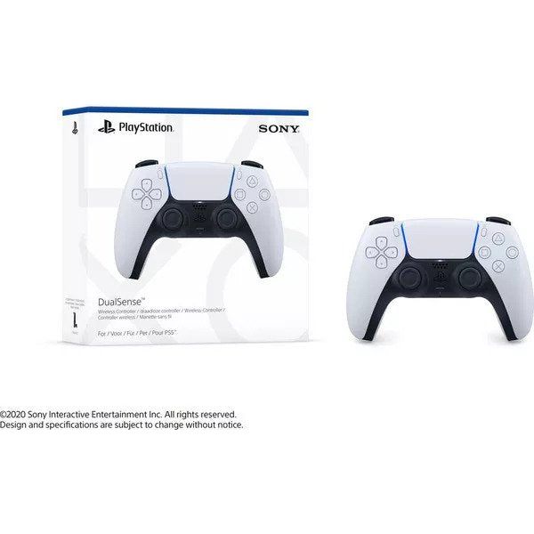 Sony Dual Sense PlayStation 5 PS5 Wireless Controller - White - 5